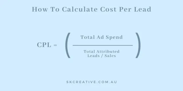 how to calculate cost per lead cpl